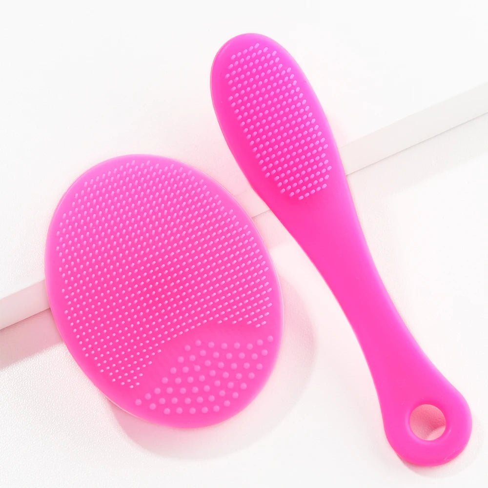 2pcs Set Facial Cleansing Brush Black Head Removal Brush Makeup Facial Skin Remover Suit - My Store
