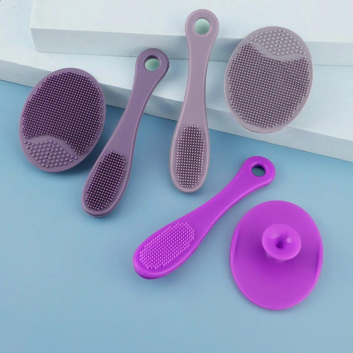 2pcs Set Facial Cleansing Brush Black Head Removal Brush Makeup Facial Skin Remover Suit - My Store