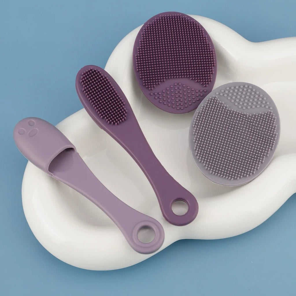 2pcs Set Facial Cleansing Brush Black Head Removal Brush Makeup Facial Skin Remover Suit - My Store