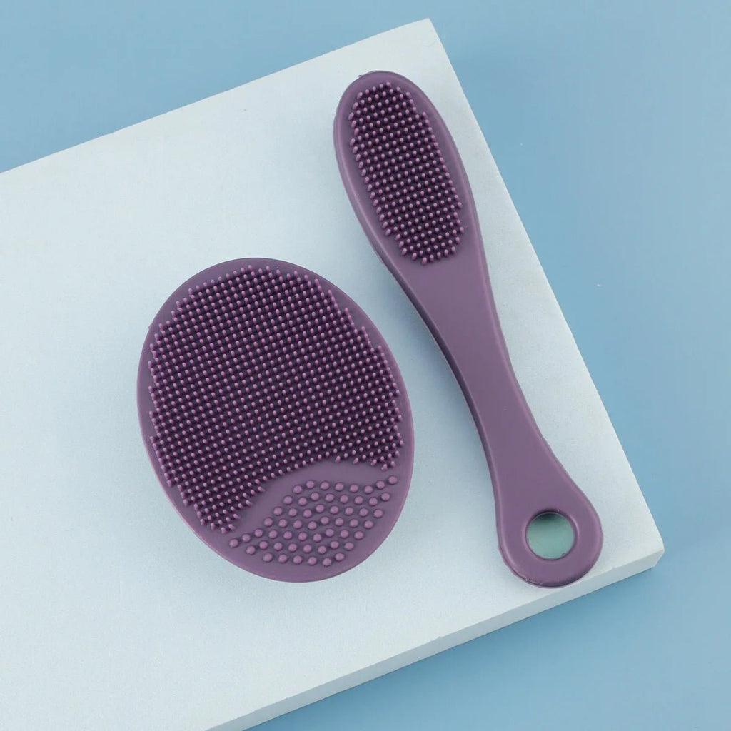 2pcs Set Facial Cleansing Brush Black Head Removal Brush Makeup Facial Skin Remover Suit - My Store